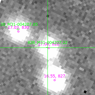 M31-004207.22 in filter V on MJD  58035.050