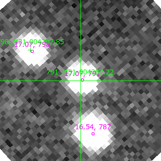 M31-004207.22 in filter V on MJD  58673.320