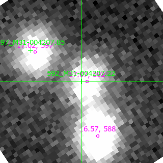 M31-004207.22 in filter V on MJD  58836.150