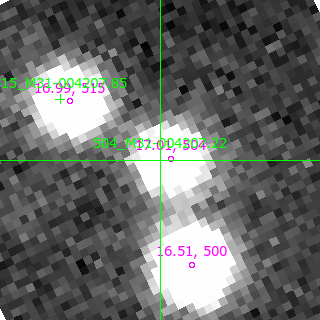 M31-004207.22 in filter V on MJD  60261.050