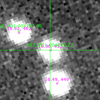 M31-004207.22 in filter V on MJD  60498.380