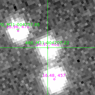 M31-004207.22 in filter V on MJD  60587.110