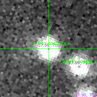 M31-004207.85 in filter B on MJD  57743.060