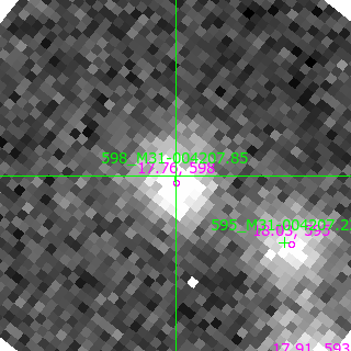 M31-004207.85 in filter B on MJD  58373.100