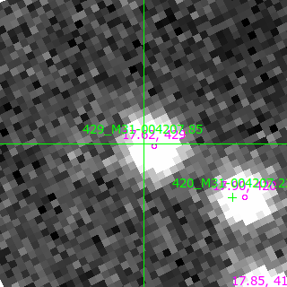 M31-004207.85 in filter B on MJD  60147.370