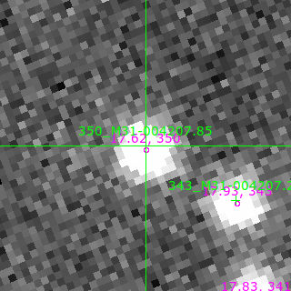 M31-004207.85 in filter B on MJD  60498.380