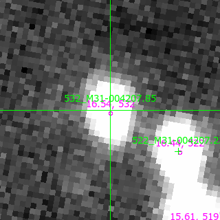 M31-004207.85 in filter R on MJD  56930.140