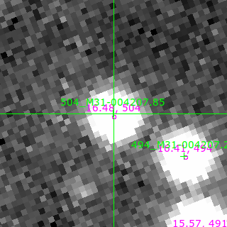 M31-004207.85 in filter R on MJD  60498.380