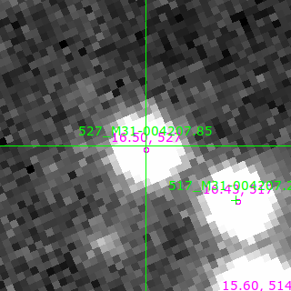 M31-004207.85 in filter R on MJD  60555.220