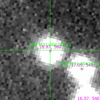 M31-004207.85 in filter V on MJD  57285.240