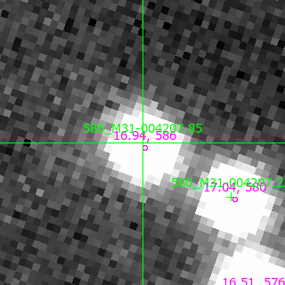 M31-004207.85 in filter V on MJD  57635.270