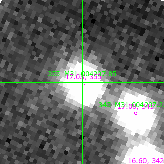 M31-004207.85 in filter V on MJD  57988.260