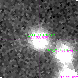 M31-004207.85 in filter V on MJD  58035.050