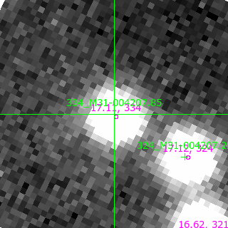 M31-004207.85 in filter V on MJD  58098.150