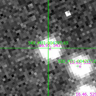 M31-004207.85 in filter V on MJD  60175.310