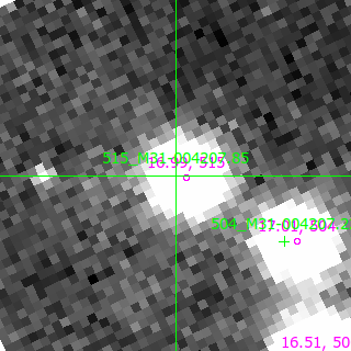 M31-004207.85 in filter V on MJD  60261.050