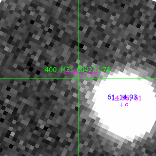 M31-004221.78 in filter B on MJD  58098.140