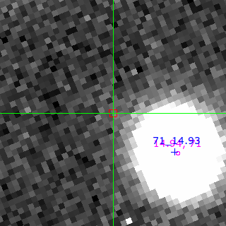 M31-004221.78 in filter B on MJD  60587.110