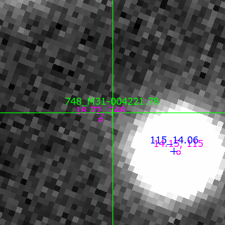 M31-004221.78 in filter I on MJD  57659.150