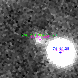 M31-004221.78 in filter R on MJD  60498.380