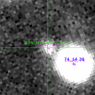 M31-004221.78 in filter R on MJD  60555.220