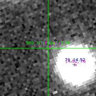 M31-004221.78 in filter V on MJD  60587.110