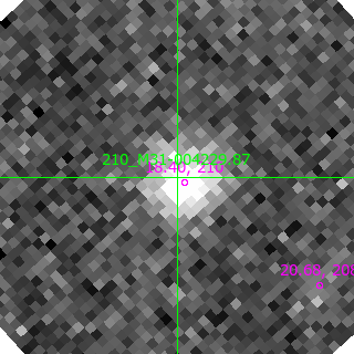 M31-004229.87 in filter B on MJD  58671.350