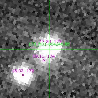 M31-004246.85 in filter V on MJD  57635.360