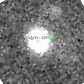 M31-004247.30 in filter B on MJD  59082.220