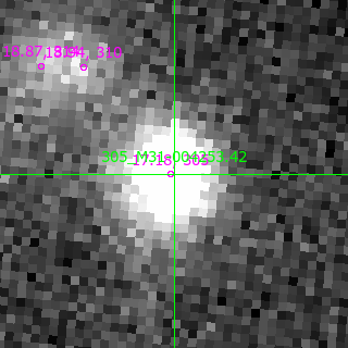 M31-004253.42 in filter B on MJD  56599.080