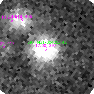 M31-004253.42 in filter V on MJD  58342.310