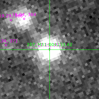 M31-004253.42 in filter V on MJD  60587.160