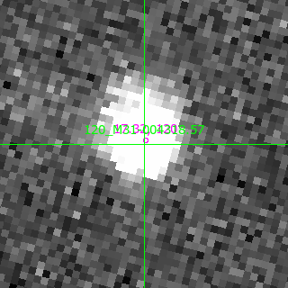 M31-004318.57 in filter B on MJD  57282.180