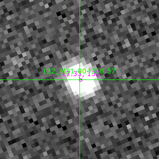 M31-004318.57 in filter B on MJD  60504.320