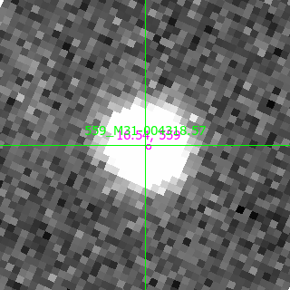M31-004318.57 in filter V on MJD  57958.350