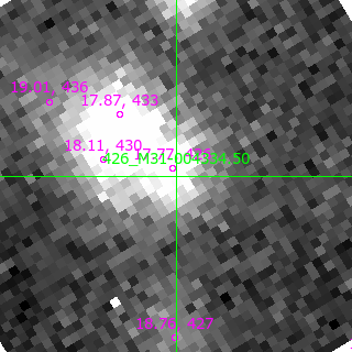 M31-004334.50 in filter B on MJD  59131.110