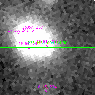 M31-004334.50 in filter R on MJD  60201.090