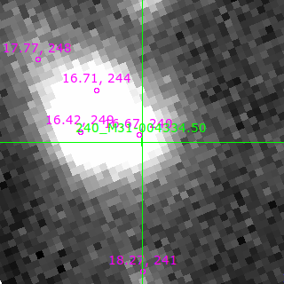 M31-004334.50 in filter R on MJD  60594.070