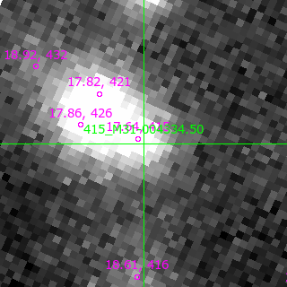 M31-004334.50 in filter V on MJD  57988.220