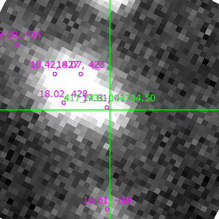 M31-004334.50 in filter V on MJD  58103.080