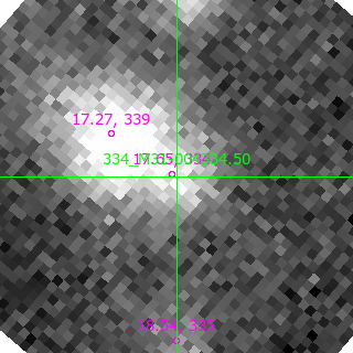 M31-004334.50 in filter V on MJD  58375.090