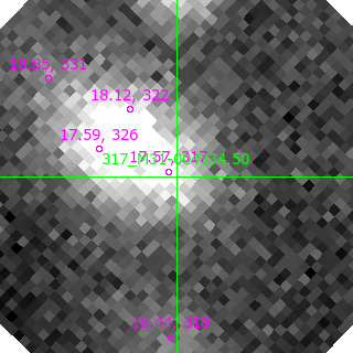 M31-004334.50 in filter V on MJD  58436.040