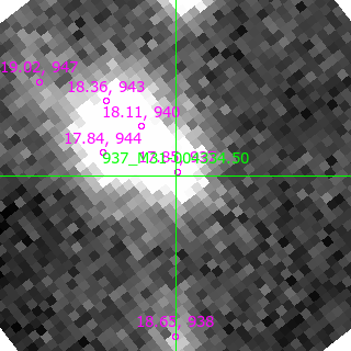 M31-004334.50 in filter V on MJD  58750.110