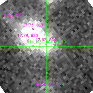 M31-004334.50 in filter V on MJD  58779.030