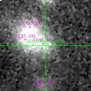 M31-004334.50 in filter V on MJD  60251.030