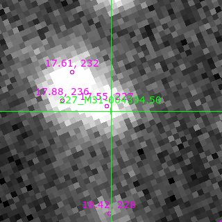 M31-004334.50 in filter V on MJD  60555.160