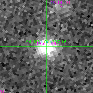 M31-004337.16 in filter B on MJD  60555.140