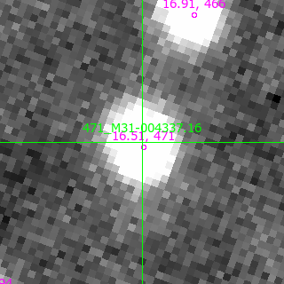 M31-004337.16 in filter R on MJD  57633.330