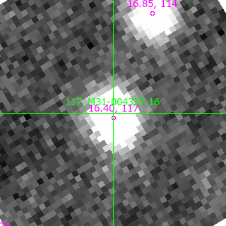 M31-004337.16 in filter R on MJD  59077.200