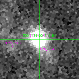 M31-004341.84 in filter V on MJD  57635.350